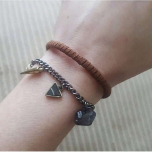 Earrings, Bracelets, Necklace, Headbands, Mood Ring, Estee Lauder Makeup Bag - Picture 6 of 16